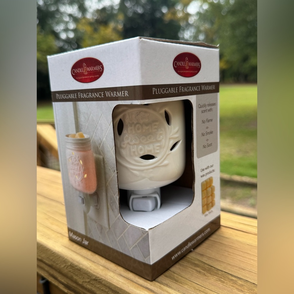 Candle Warmers Pluggable Fragrance Warmer – Mason Jar